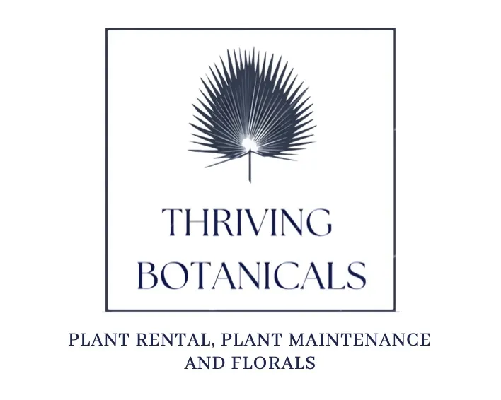 thriving botanicals logo leaf