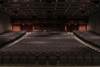 LBJ Auditorium as viewed from stage
